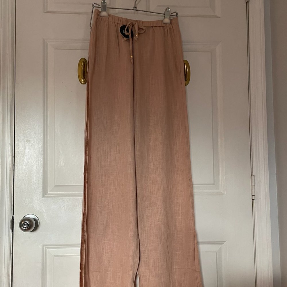 Seaside Sweetie Blush Swim Cover-Up Pants